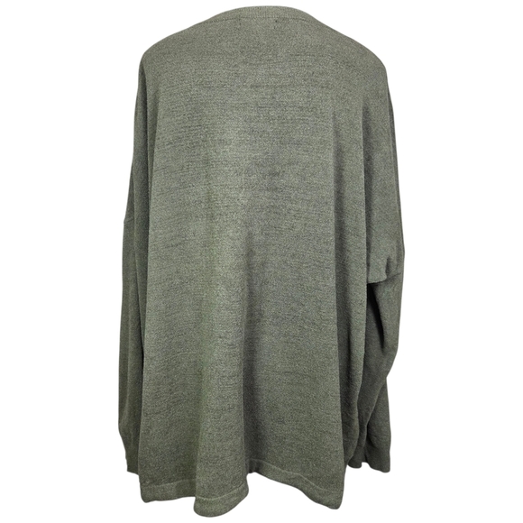 Barefoot Dreams Cozy Green Comfort Sweatshirt Size XL - Picture 3 of 5
